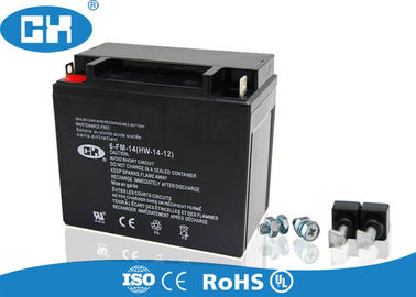 Custom 12v14h 250cc Motorcycle Battery High Capacity Low Self - Discharge
